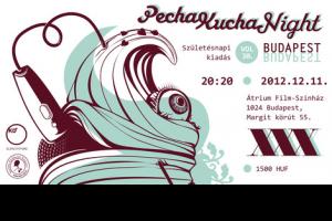 Pecha Kucha Night plakátja Pecha Kucha Night plakátja