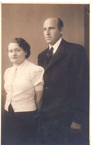 Dubovszky Károly és felesége, Ujj Jolán
