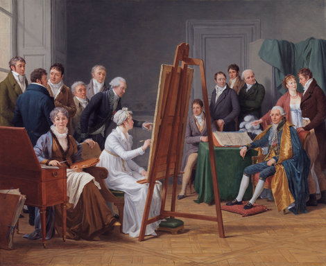 A képen Marie-Gabrielle Capet Műtermi jelenet c. festménye A képen Marie-Gabrielle Capet Műtermi jelenet c. festménye