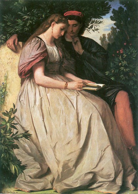 Paolo és Francesca. Anselm Feuerbach festménye.
