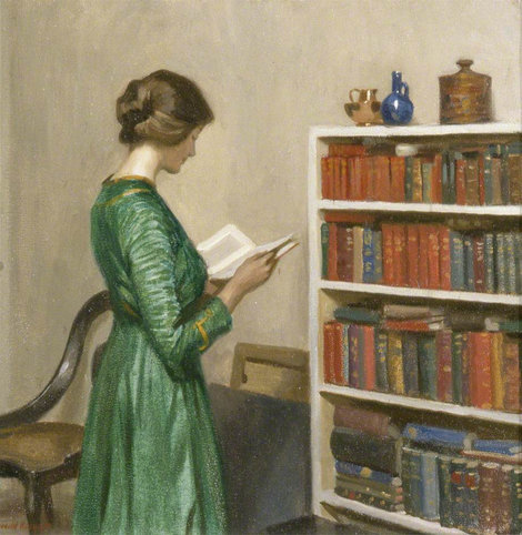 Harold Knight festménye. Forrás: https://artuk.org/