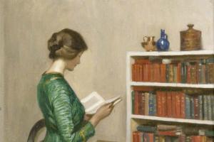 Harold Knight festménye. Forrás: https://artuk.org/