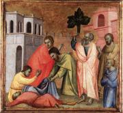 Taddeo Gaddi: Szent János evangelista iszik a mérgezett kehelyből. Collezione Vittorio Cini, Velence. Forrás: https://www.medieval.eu/