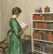 Harold Knight festménye. Forrás: https://artuk.org/